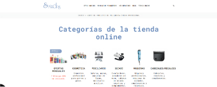 Captura de tienda online
